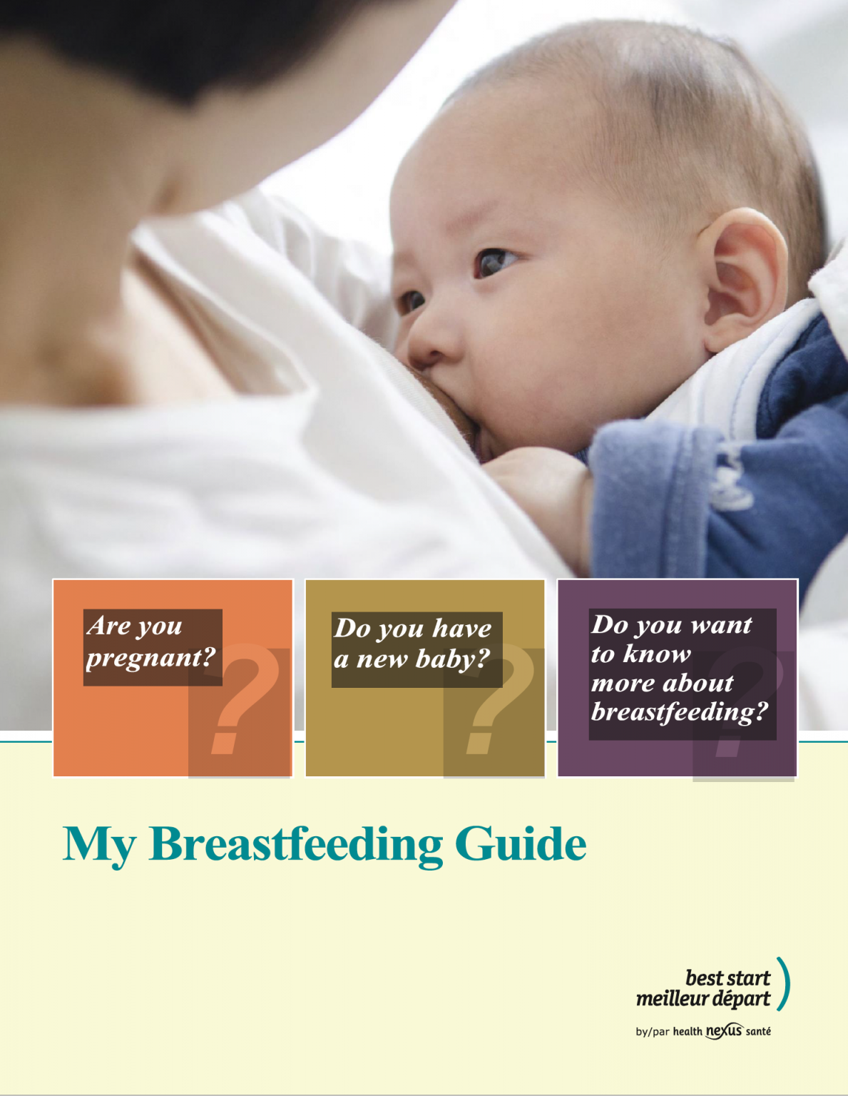 My Breastfeeding Guide – Health Nexus Santé